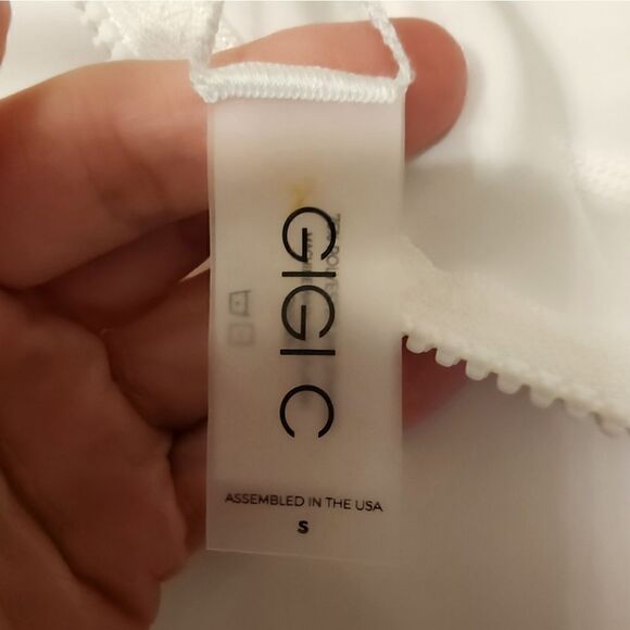 Gigi C Women's Laurel Surfsuit XS / White - Picture 7 of 8